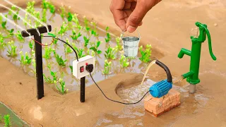 diy mini motor water pump science project | mininhand pump | @sanocreator