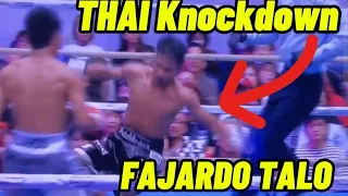 RD 10 KNOCKOWN - Miel Fajardo vs Thanongsak Simsri / Round 10 to 12