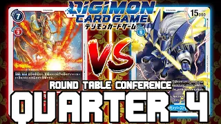 Garudamon VS MirageGaogamon BM!! | Digimon Card Game: BT-13 Round Table Conference (QUARTERFINAL 4)