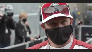 Kimi Raikkonen and Antonio Giovinazzi Post-race Interview I 2021 Emilia-Romagna GP