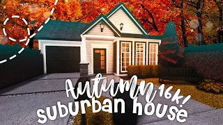 Affordable No Gamepass Autumn Suburban Single Person House Layout I 16k!I Bloxburg Build and Tour