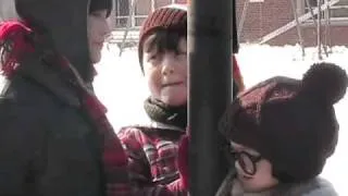 "A Christmas Story" Classic Flagpole Scene Remake