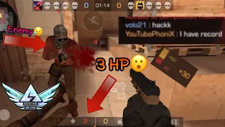 (Standoff2) 1vs5 🔥Ranked👀 3hp🤯