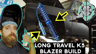 K5 Blazer gets Long Travel Coilover Front End: Episode 1