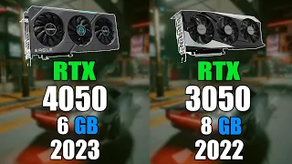 NVIDIA RTX 4050 vs RTX 3050 | Test in 10 Games 4K Ultra