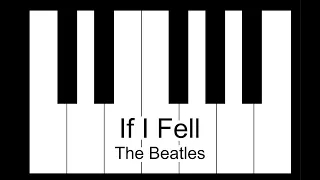 If I Fell - The Beatles Piano Tutorial