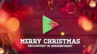 New Year and Christmas Logo Animation