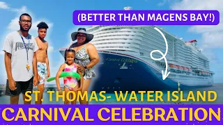 CARNIVAL CELEBRATION: St. Thomas Port- How to get to the 4th VIRGIN ISLAND for CHEAP!