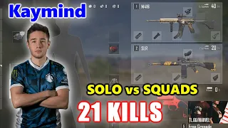 Team Liquid Kaymind - 21 KILLS - SOLO vs SQUADS - M416 + SLR - PUBG