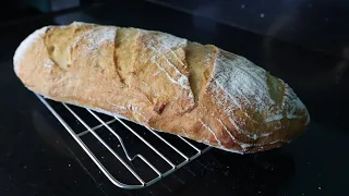 Loaf bread NO KNEAD - MOST EASY WITHOUT A STARTER - HOW TO WITH RECIPE