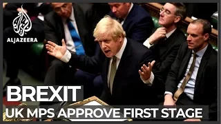 UK: MPs approve first stage of PM Johnson's Brexit legislation