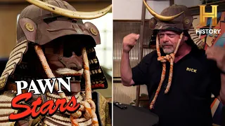 Pawn Stars Do America: Seller Wants $25,000 for Samurai Armor! (S2)