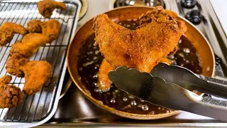 I tried this viral crispy Fried Chicken recipe and it turned out so good! | The Best Fried Chicken