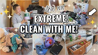 EXTREME CLEAN WITH ME 2020 | ALL DAY CLEAN WITH ME | CLEANING MOTIVATION | SAHM