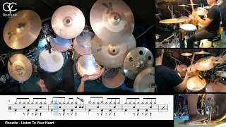 Listen To Your Heart - Roxette / Drum Cover By CYC ( @cycdrumusic ) score & sheet music