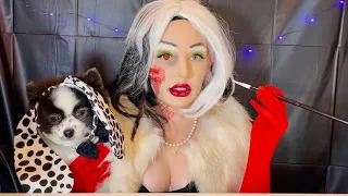 ASMR CRUELLA DEVILLE ATTACKED BY DOGS ROLEPLAY 🩸🐶