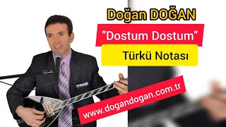 Sıfırdan Bağlama Dersi "Dostum Dostum" Türkü Notası yüzyılın Türküleri solfej ve yöresel türküler