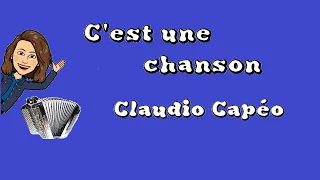 Accordion Cover - C'est une chanson (Claudio Capéo)