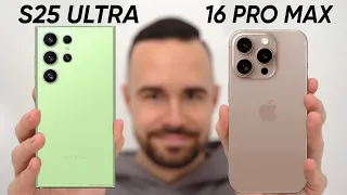 iPhone 16 Pro Max Vs Samsung Galaxy S25 Ultra | Early | Leaks