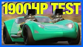 Forza Horizon 4 : 1900 Horsepower Hot Wheels Twin Mill!! (Top Speed, Drag Racing & More)