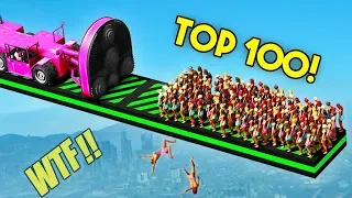 TOP 100 FUNNIEST GTA 5 FAILS EVER! Funny Moments Grand Theft Auto V Compilation