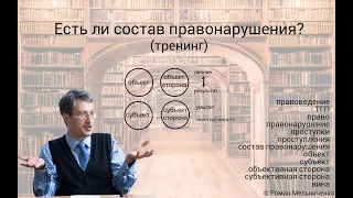 Есть ли состав правонарушения?