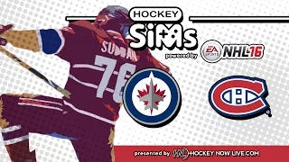 NHL 16 - Jets vs Canadiens (Hockey Sims)