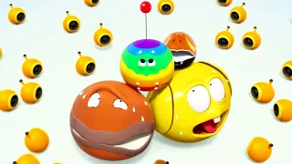 Wonderballs Lovely Dio | Funny Cartoon For Kids | Colorful Balls