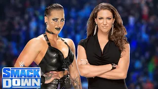 WWE Full Match - Rhea Ripley Vs. Stephanie Mic Mahon : SmackDown Live Full Match