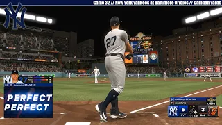 MLB THE SHOW 24 | New York Yankees at Baltimore Orioles | Game 32