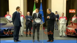 RENZI SCHERZA CON MARCHIONNE ED ELKANN: DA VENDITORE DI PENTOLE A VENDITORE DI AUTO