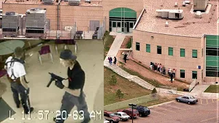 Columbine Massacre- Inside the library and Showing where Victims Died