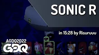 Sonic R by Risuruuu in 15:28 - AGDQ 2022 Online