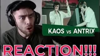 BIZKIT REACTS | KAOS VS ANTRIX | Loop 1/2 Final | EastGerman Beatbox Championship 2022