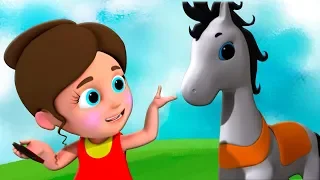 Chal Mere Ghode Tik Tik | Hindi Rhymes for Children | चल मेरे घोड़े | Kids Tv India