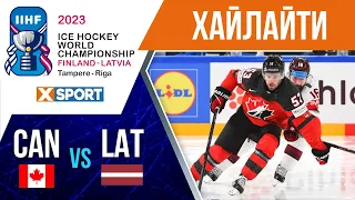 🧊 Хокей. Чемпіонат Світу. ПІВФІНАЛ. Канада - Латвія. Огляд Матчу  / 27.05.23 /  @xsportua