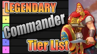 F2P God's LEGENDARY Commander Tier List | Rise of Kingdoms