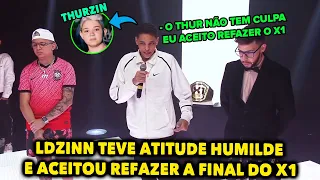 LDZINN SE EMOCIONA COM THURZIN E ACEITA REFAZER A FINAL DO X1 DOS CRIAS PRESENCIAL!