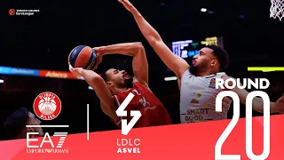 ASVEL takes thrilling win in Milan! | Round 20, Highlights | Turkish Airlines EuroLeague