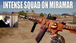 XMPL fights an aggressive squad on Miramar in PUBG Ranked