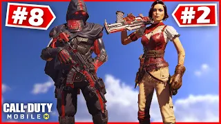 MY TOP 10 FAVORITE CHARACTER SKINS IN COD MOBILE!