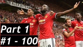 Manchester United  First 201 Goals Scored Under Jose Mourinho Part 1 2016-2018