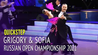 Quickstep = Grigory Bozhevsky & Sofia Ryzhenkova = 2021 Russian Open Championship Youth Ballroom