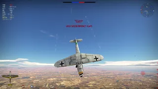 War Thunder Bf109 vs Spitfire Duel