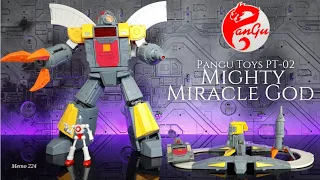 Pangu Toys PT-02 Mighty Miracle God Legends Scale Transformers G1 Omega Supreme Review!