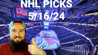 Free NHL Picks Today 5/16/24