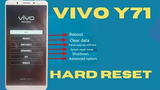 vivo y71 hard reset chinese language/ vivo y71 hard reset/ vivo y71 hard reset without pc