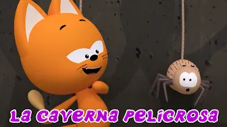 DIVERTIDOS JUEGOS DE KOTÉ 🐱 Gatito Kote 🥎 LA CAVERNA PELIGROSA Y LOS HUEVOS SORPRESA