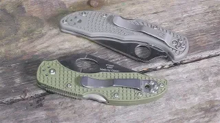 Нож Ganzo (Firebird) F759M GR vs Spyderco Delica 4. Обзор и тесты