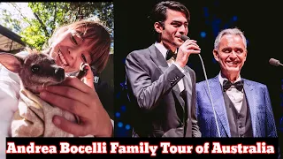 Andrea Bocelli Matteo Bocelli And Virginia Bocelli Family Tour To Australia, Sydney Arena, 2022